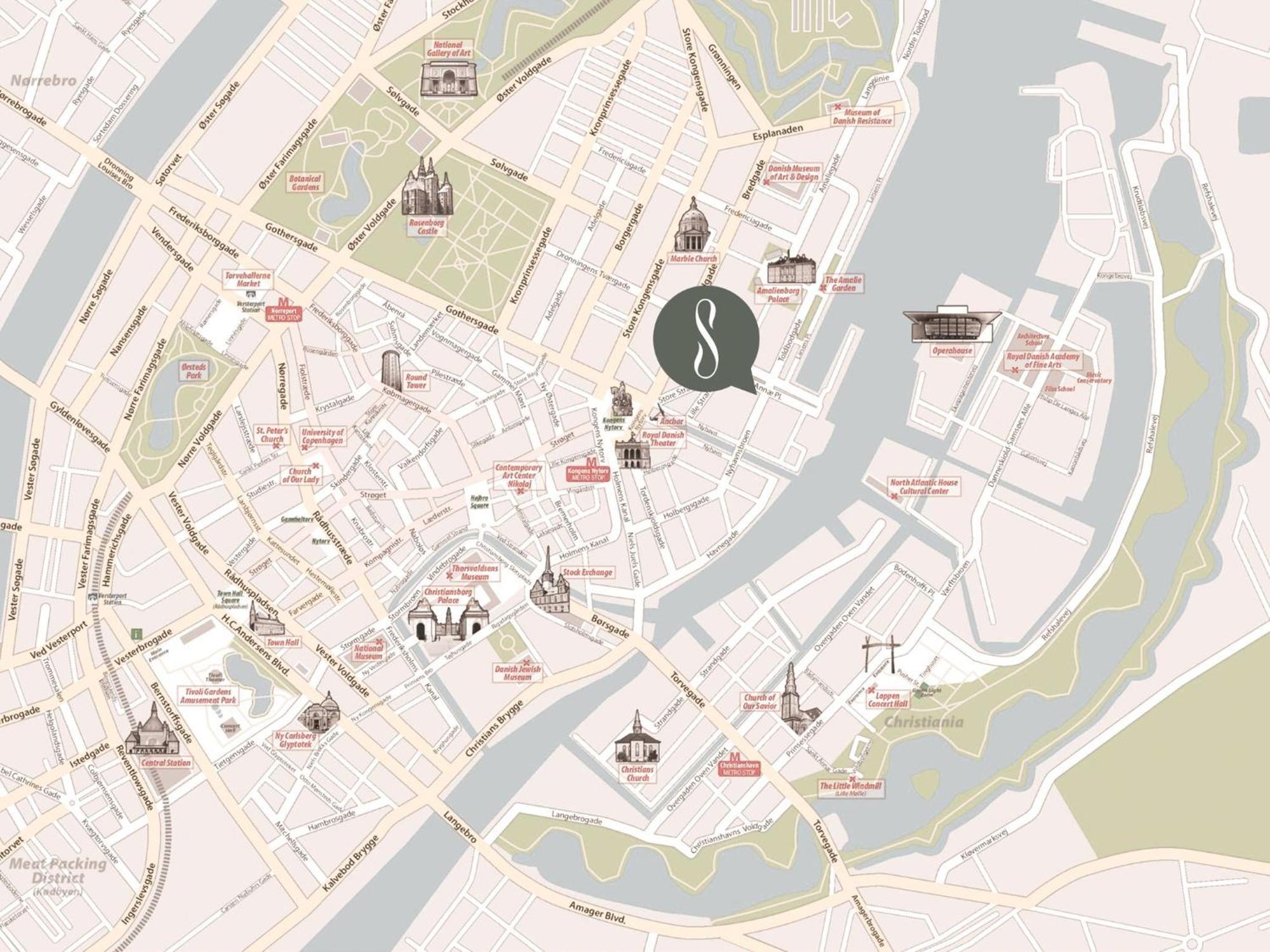 Sanders Square - Spacious Six-Bedroom Apartment Near Amalienborg كوبنهاجن المظهر الخارجي الصورة